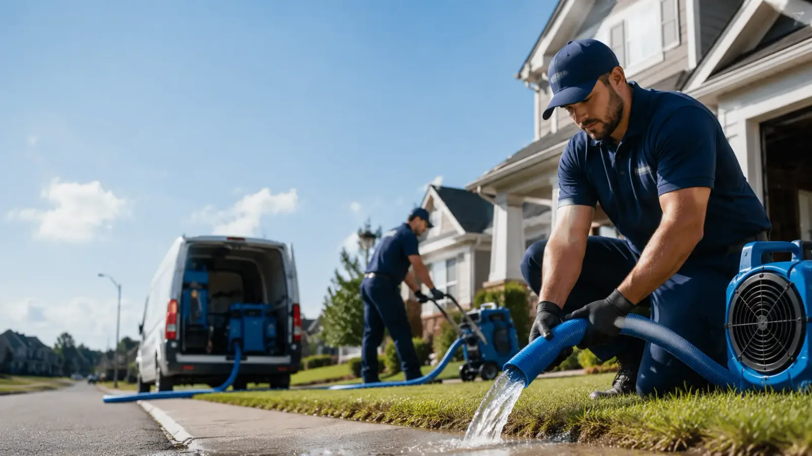 Flood Damage Restoration in Luke, MD